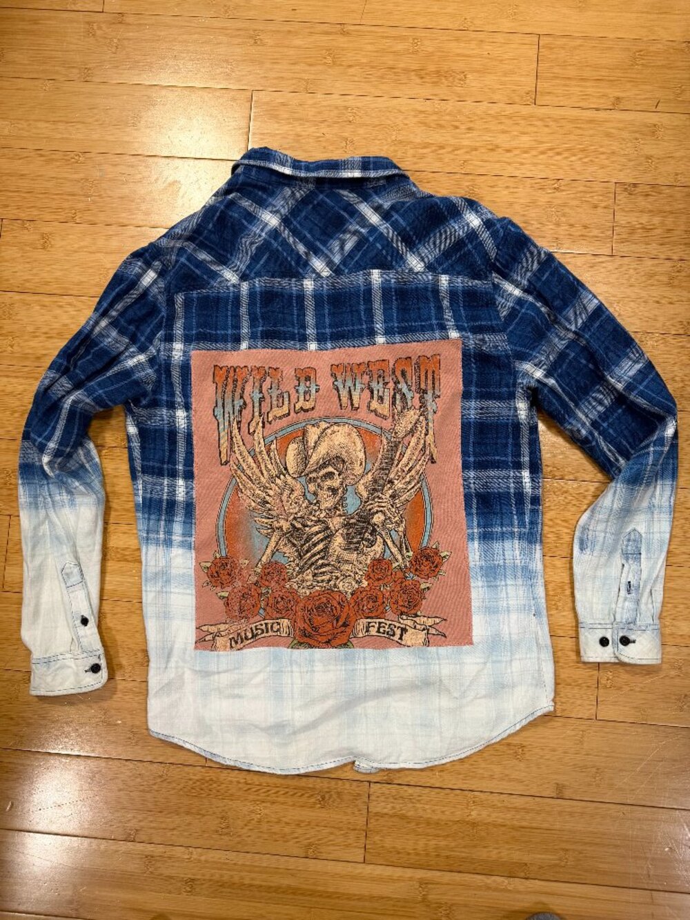 Upcycled Oversized Flannel Shirt